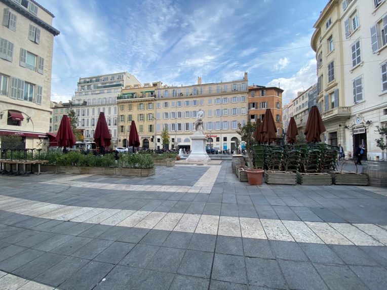 La Place Thiars déserte. ©NBC La Place Thiars déserte. ©NBC