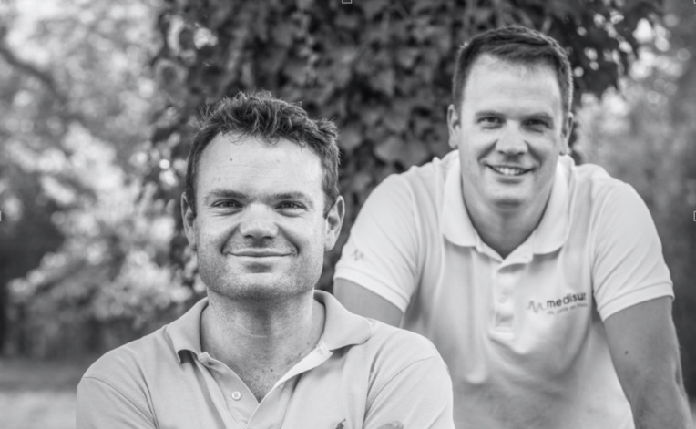Edouard Rauline et Vincent Dailloux, cofondateurs de Medisur à Meyreuil. Edouard Rauline et Vincent Dailloux, cofondateurs de Medisur à Meyreuil.