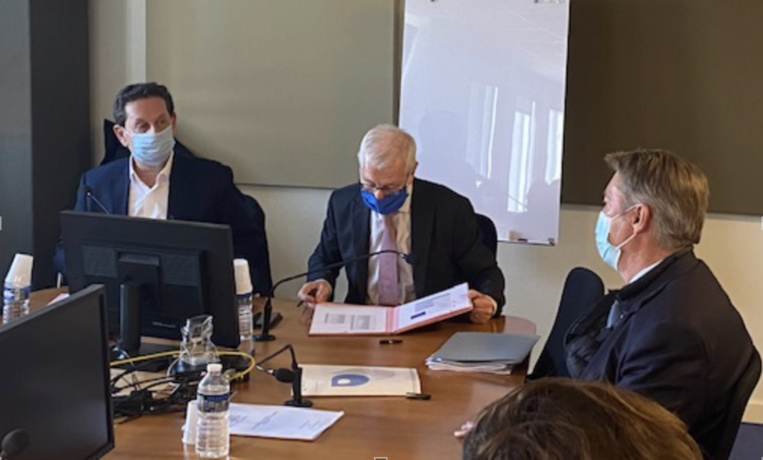 Philippe Korcia, Dominique Clément et Gérard Gazay signent une convention de partenariat entre l'Urssaf Paca et la métropole Aix Marseille Provence