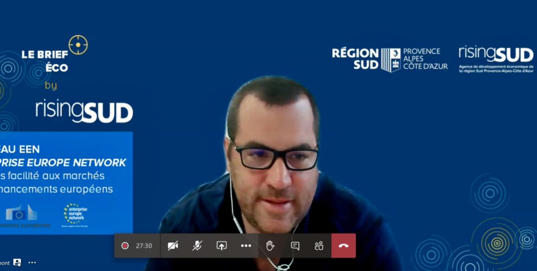 Nicolas Chehanne, coordinateur EEN chez RisingSUD. ©NBC Nicolas Chehanne, coordinateur EEN chez RisingSUD. ©NBC