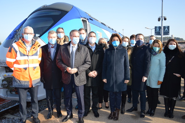 Photo : Le 6 janvier 2021, s’est tenue l’inauguration du  Pôle d’échanges multimodal de Gardanne. ©NBC