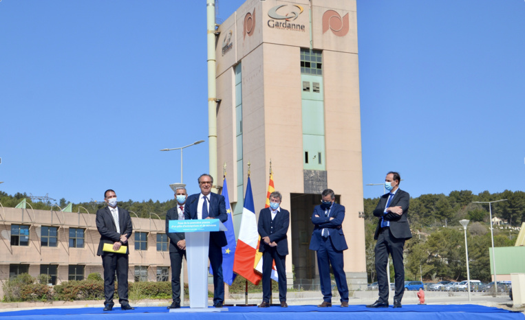 Ce vendredi 2 avril 2021 marque le commencement de la construction de trois nouveaux bâtiments à l’entrée du Pôle Morandat. ©NBC