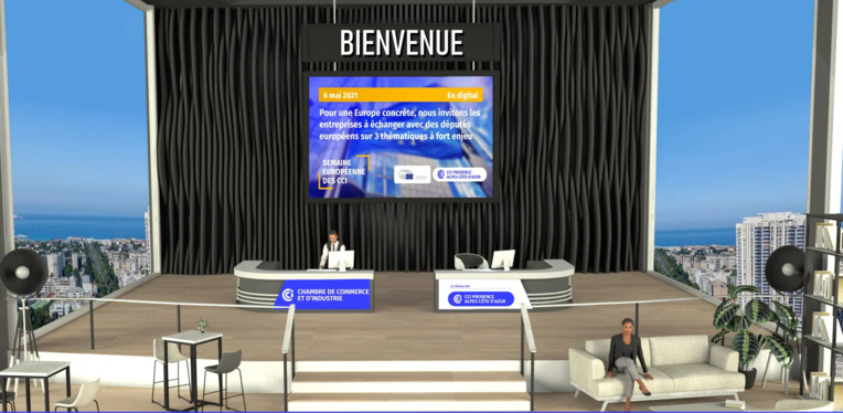 Le Sky Center de la tour la Marseillaise accueillera la plate-forme digitale destinée à répondre aux chefs d'entreprises (photo : CCI Provence Alpes Côte d'Azur)
