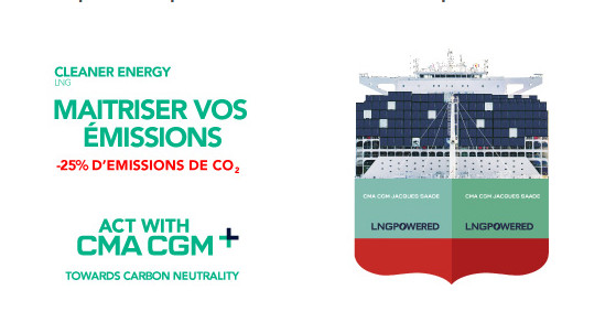 CMA CGM offre à ses clients une solution leur permettant d’améliorer leur performance environnementale avec le nouveau produit biométhane
