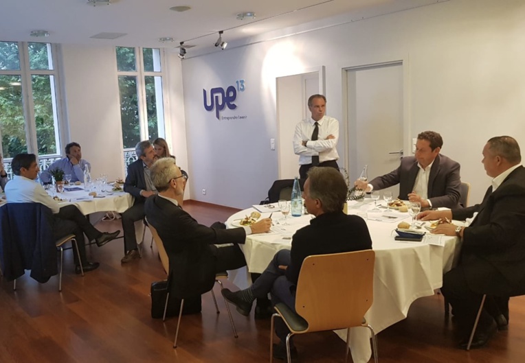 Le candidat Renaud Muselier devant l’Upe 13 pour convaincre les chefs d’entreprise