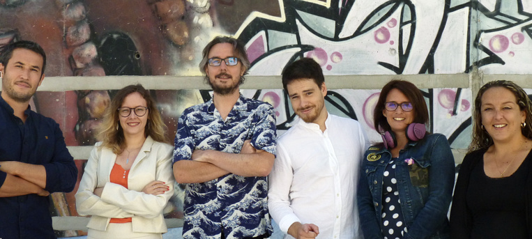 L’équipe de l’incubateur multimédia Belle de Mai ©DR L’équipe de l’incubateur multimédia Belle de Mai ©DR