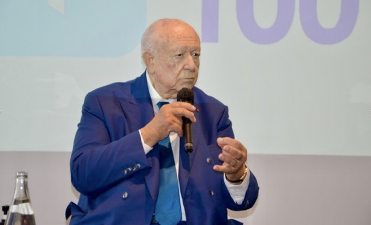 Jean-Claude Gaudin, invité du Club 100. ©NBC Jean-Claude Gaudin, invité du Club 100. ©NBC