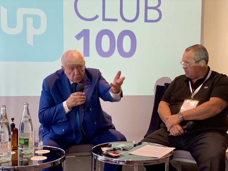 Jean-Claude Gaudin sous le feu des questions d'Olivier Tarazzi. ©NBC Jean-Claude Gaudin sous le feu des questions d'Olivier Tarazzi. ©NBC