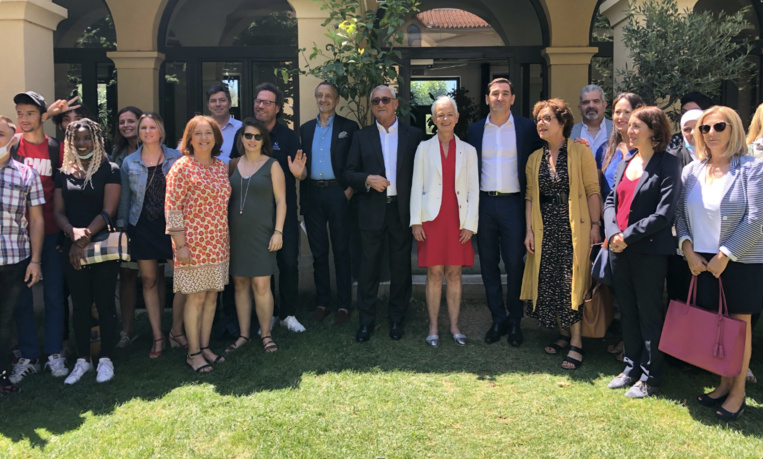 Lancement de la Fondation Proman le 9 juillet dernier, à Marseille au Cloître, en présence de Brigitte Klinkert, Ministre déléguée à l’insertion, aux côtés de Roland Gomez, président fondateur de Proman. Photo©Proman Lancement de la Fondation Proman le 9 juillet dernier, à Marseille au Cloître, en présence de Brigitte Klinkert, Ministre déléguée à l’insertion, aux côtés de Roland Gomez, président fondateur de Proman. Photo©Proman