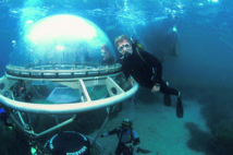 L’Aquabulle de Jacques Rougerie immergée aux Catalans L’Aquabulle de Jacques Rougerie immergée aux Catalans