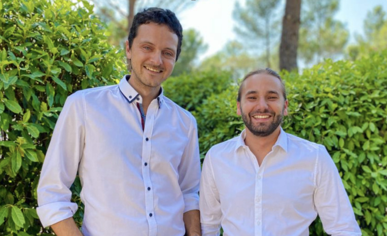 Les deux fondateurs de la start up marseillaise Entent Les deux fondateurs de la start up marseillaise Entent