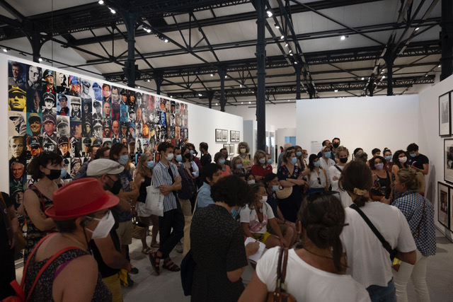 Lors de l’ouverture de l’exposition Masculinités©Marjorie Sardanne Lors de l’ouverture de l’exposition Masculinités©Marjorie Sardanne