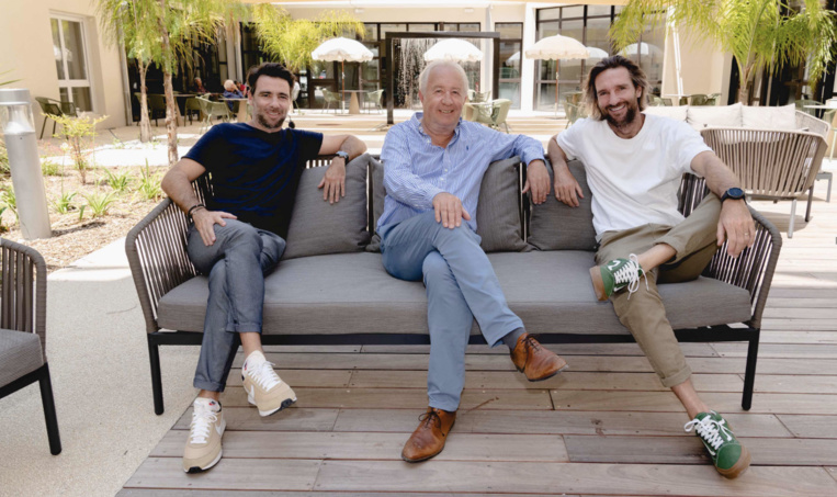 Stéphane, Jacques et Laurent Boucraut