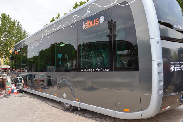 60 bus électriques circulent sur le réseau Aixpress. ©NBC