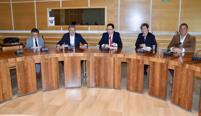 Philippe Stéfanini, Jean-Luc Chauvin, Stéphane Salvetat, Christine Rosso et Alain Mistre. ©NBC Philippe Stéfanini, Jean-Luc Chauvin, Stéphane Salvetat, Christine Rosso et Alain Mistre. ©NBC