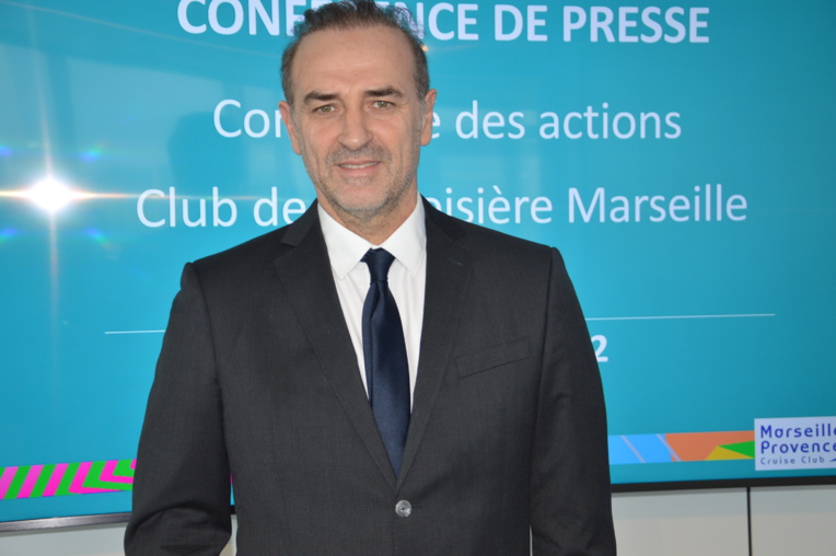 Jean-François Suhas, préside le Club de la Croisière Marseille-Provence depuis 7 ans. ©NBC