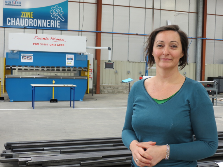 Anne-Gaëlle Villemiane, la directrice, prévoit une journée de découverte de l'école le 2 avril (Photo JC Barla)