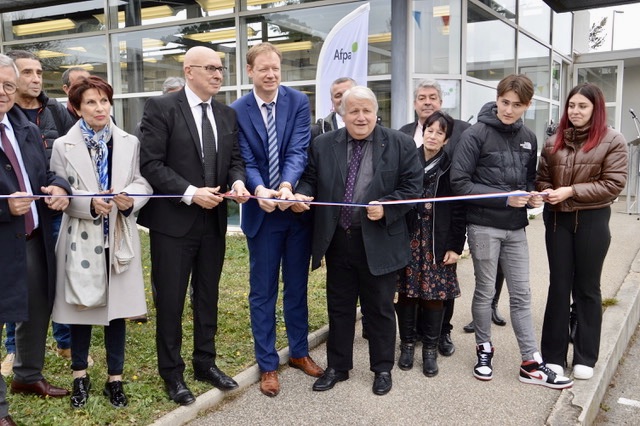 Inauguration du Village AFPA d’Istres le 17 mars en présence du maire d’Istres et vice-président de la Métropole Aix Marseille Provence François Bernardini,du sous-préfet d’Istres, Régis Passerieux, du député Pierre Dhareville. ©NBC Inauguration du Village AFPA d’Istres le 17 mars en présence du maire d’Istres et vice-président de la Métropole Aix Marseille Provence François Bernardini,du sous-préfet d’Istres, Régis Passerieux, du député Pierre Dhareville. ©NBC