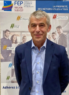 Laurent Prevert, dirigeant de l’entreprise marseillaise Marie Eugénie, est le nouveau président de la FEP Sud-Est. Photo©Monde de la Propreté Laurent Prevert, dirigeant de l’entreprise marseillaise Marie Eugénie, est le nouveau président de la FEP Sud-Est. Photo©Monde de la Propreté