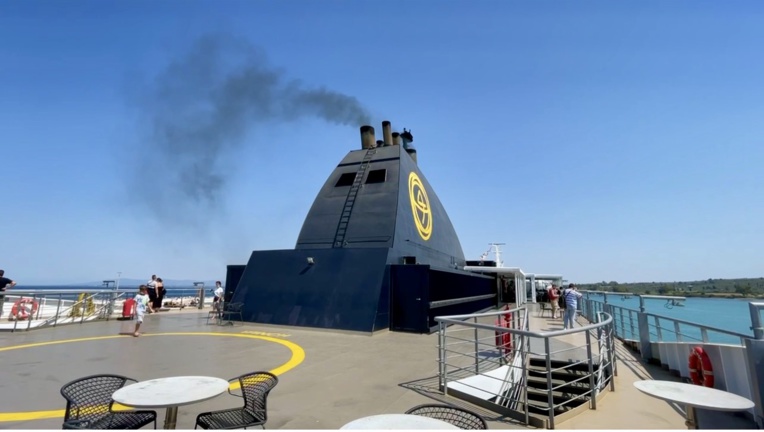 Le transport maritime émet 2,8% des gaz à effet de serre dans le monde. ©NBC Le transport maritime émet 2,8% des gaz à effet de serre dans le monde. ©NBC