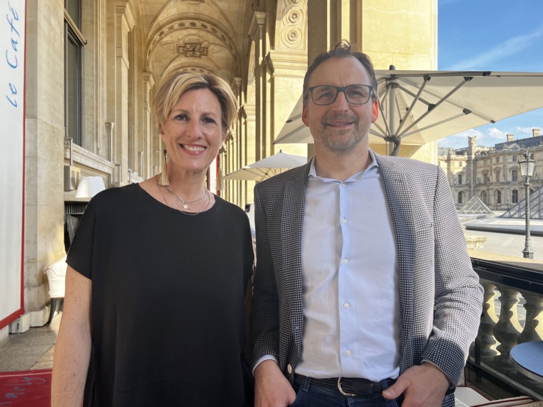 Anne Martel-Reison et Jean Christophe Gessler. ©DR