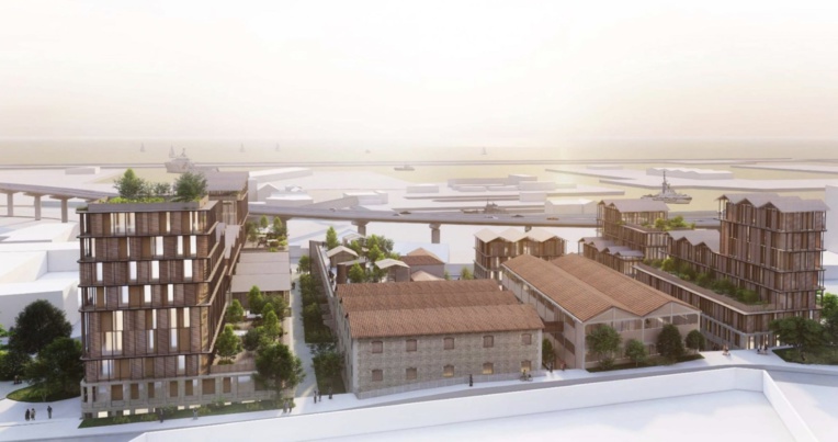 La Plateforme verra le jour sur l'emprise d'une ancienne usine à grains rue la Madrague Ville © DR La Plateforme verra le jour sur l'emprise d'une ancienne usine à grains rue la Madrague Ville © DR