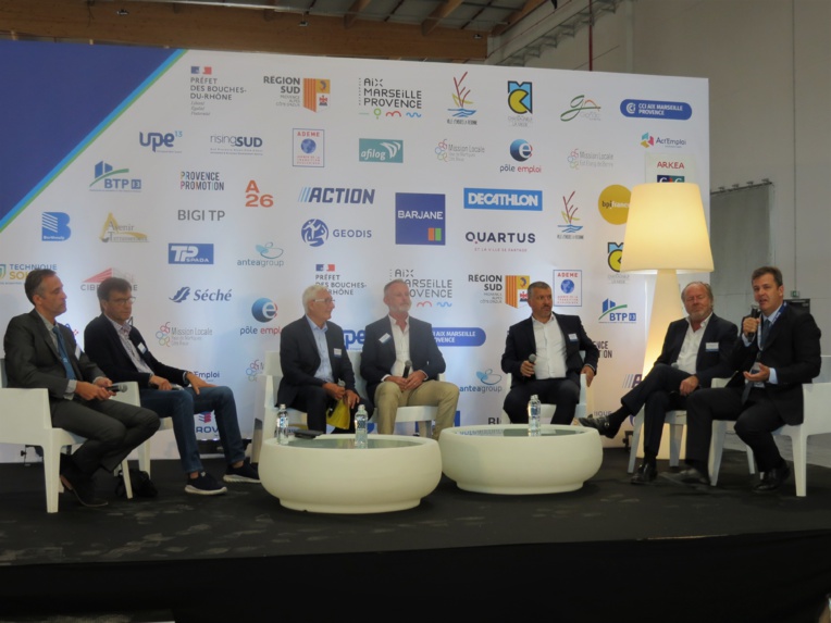 Avec tous les entrepreneurs et institutionnels qu'il engage, le parc des Aiguilles veut revaloriser l'image du monde logistique (Photo JC Barla)