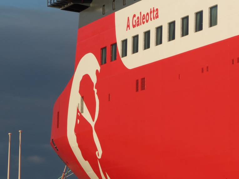 La propulsion au GNL de l'A Galeotta permettra de réduire de 20% les émissions de CO2 (Photo JC Barla) La propulsion au GNL de l'A Galeotta permettra de réduire de 20% les émissions de CO2 (Photo JC Barla)