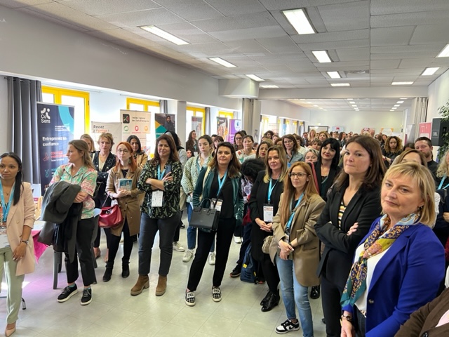 250 femmes porteuses de projets, créatrices d’entreprises se sont pressées au Centre des congrès Agora d’Aubagne. ©NBC