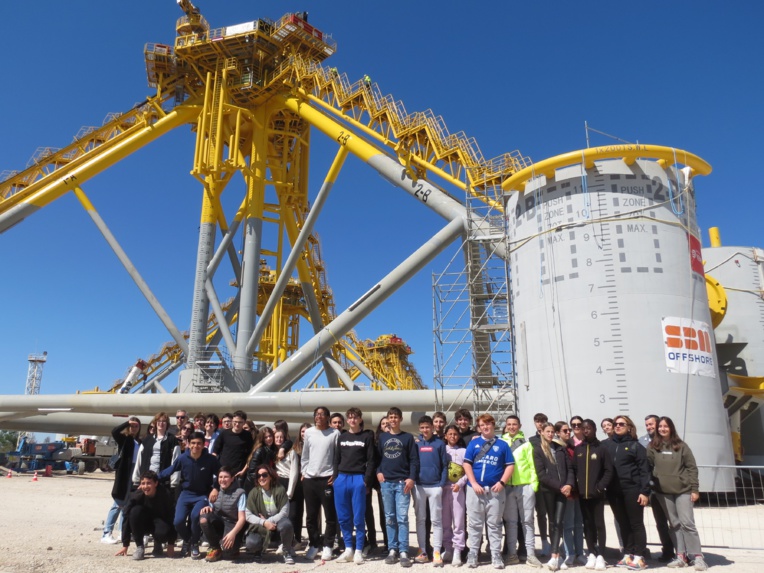 Grâce à leur victoire, les collégiens ont pu s’approcher au plus près de la réalité de métiers industriels et de projets de transition énergétique. (Photo JC Barla)