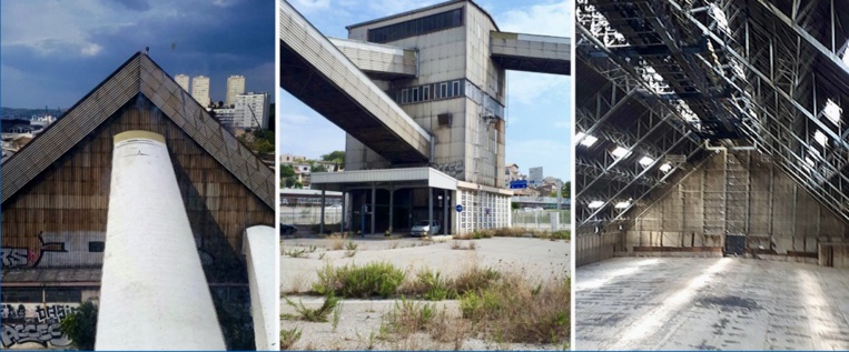 A la différence du silo à blé reconverti en une salle de spectacle, le silo à sucre, symbole du passé industriel de Marseille et du négoce avec les colonies françaises, sera démoli.   ©GPMM