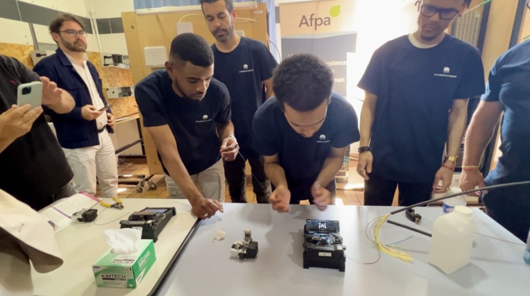 12 personnes seront formées par l'AFPA et les Plombiers du Numérique. ©NBC 12 personnes seront formées par l'AFPA et les Plombiers du Numérique. ©NBC