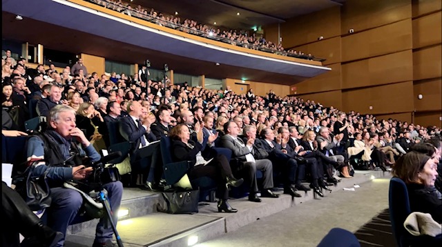 Salle comble lors de la soirée des vœux du monde économique « Tous Acteurs ». © NBC