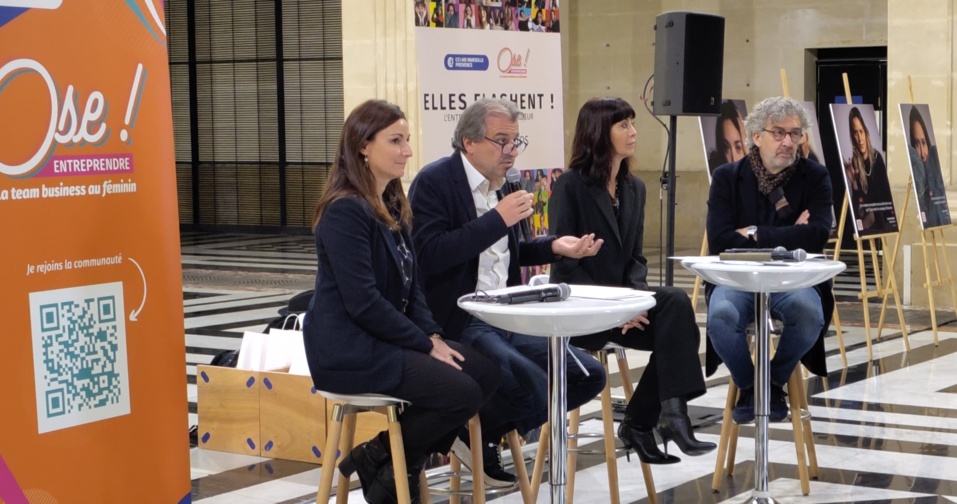 Catherine Gineste, Jean-Luc Chauvin, Katia Blanc et Claude Almodovar (de gauche à droite)