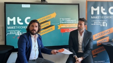 Fabrice Blisson et Fabien Gilot lors de la présentation de MTC (photo FB)