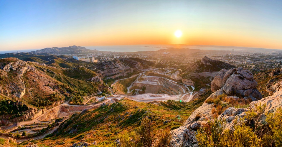 La carrière de Saint-Tronc aux portes de Marseille © BP La carrière de Saint-Tronc aux portes de Marseille © BP