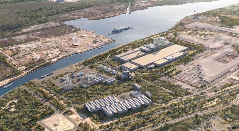 La future plateforme Neocarb doit s'implanter au nord d'Ascometal (Image Mixx/Elyse Energy) La future plateforme Neocarb doit s'implanter au nord d'Ascometal (Image Mixx/Elyse Energy)