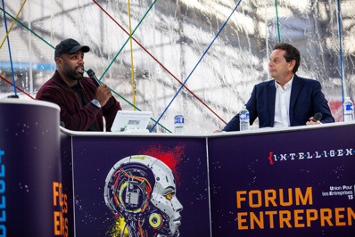 Teddy Riner et Philippe Korcia © Thierry Vaudé Teddy Riner et Philippe Korcia © Thierry Vaudé