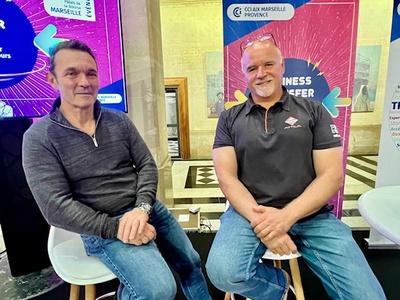 Franck Meucci a cédé à Gilles Molini l’agence Attila Aubagne. © LM Franck Meucci a cédé à Gilles Molini l’agence Attila Aubagne. © LM