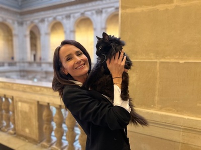 Solène Chavanne, fondatrice de la librairie « Mon Chat Pitre ». ©NBC Solène Chavanne, fondatrice de la librairie « Mon Chat Pitre ». ©NBC