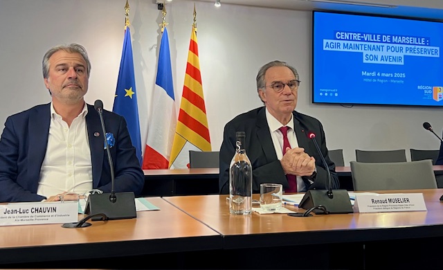 Jean-Luc Chauvin et Renaud Muselier ont sollicité l'Etat pour éviter le départ des Galeries Lafayette. ©NBC Jean-Luc Chauvin et Renaud Muselier ont sollicité l'Etat pour éviter le départ des Galeries Lafayette. ©NBC