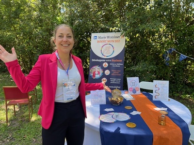 Marie Watrinet, créatrice de Boost mon biz. © NBC Marie Watrinet, créatrice de Boost mon biz. © NBC