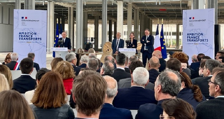 Lancement d'Ambition France Transports au Pole d'échanges de Sainte-Marguertite à Marseille le 5 mai 2025. ©NBC Lancement d'Ambition France Transports au Pole d'échanges de Sainte-Marguertite à Marseille le 5 mai 2025. ©NBC