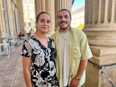Julie Biousse et Maxence Gil, rêvent d’ouvrir le premier café pour chiens de Marseille. ©NBC
