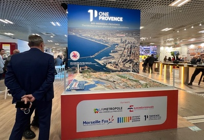 Le stand One Provence lors du dernier Mipim à Cannes. ©NBC
