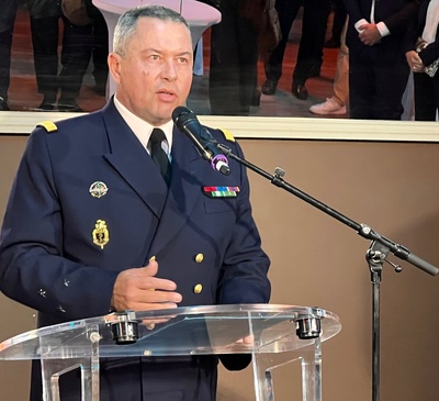 Régis Blanchard, commandant de la cinquième force de la Marine nationale. ©NBC