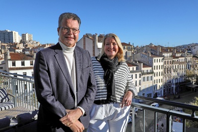 Benoit de Rosamel, directeur général, et Christelle Gerlier, directrice générale déléguée. (photo Robert Poulain)