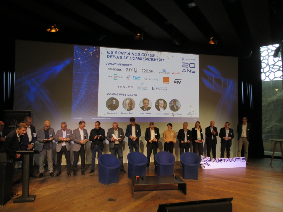 Pour ses 20 ans, Aktantis avait réuni ses anciens présidents et fidèles partenaires (Photo JC Barla)