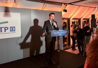 Cyril Sauvat, président de la fédération du BTP 13 (photo Jacques Poulain)