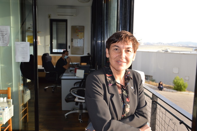 Annick Girardin, ministre de la mer a visité la station de la coopérative de lamanage à Marseille, le 13 novembre. ©NBC